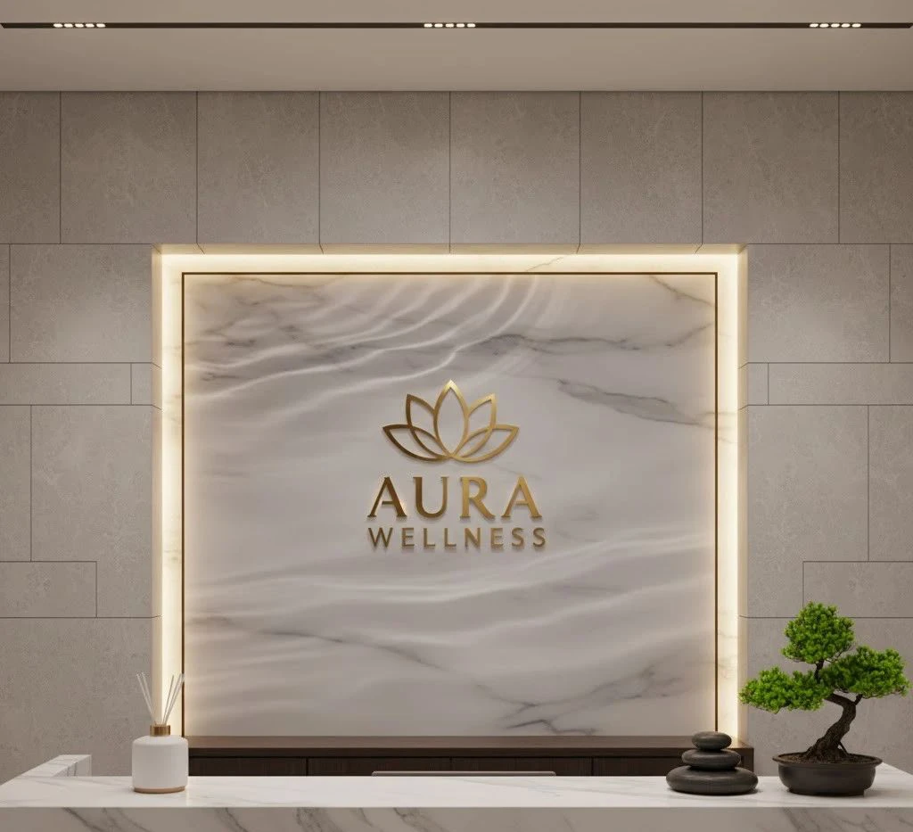In UV Backdrop Fomex Spa Nha Trang – Đẹp Sắc Nét, Thi Công Nhanh 1 In UV backdrop fomex spa Nha Trang