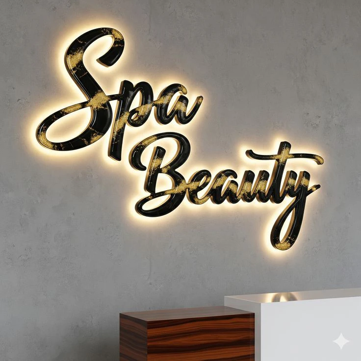 In UV Backdrop Fomex Spa Nha Trang – Đẹp Sắc Nét, Thi Công Nhanh 4 In UV backdrop fomex spa Nha Trang