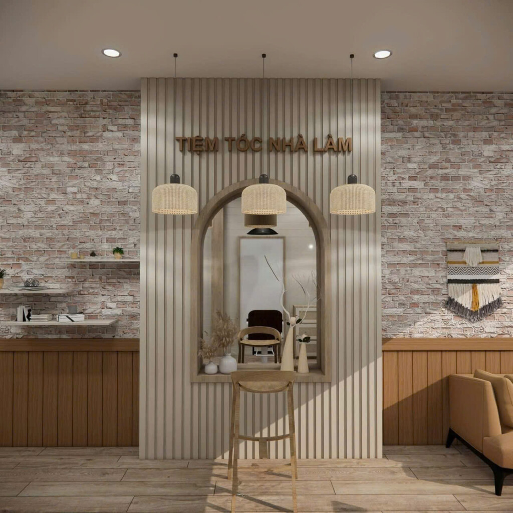 Thiết kế thi công Hair Salon chuyên nghiệp Quảng Bình – 5 yếu tố quan trọng giúp salon nổi bật và thu hút khách hàng bền vững 3 thi công Hair Salon chuyên nghiệp Quảng Bình