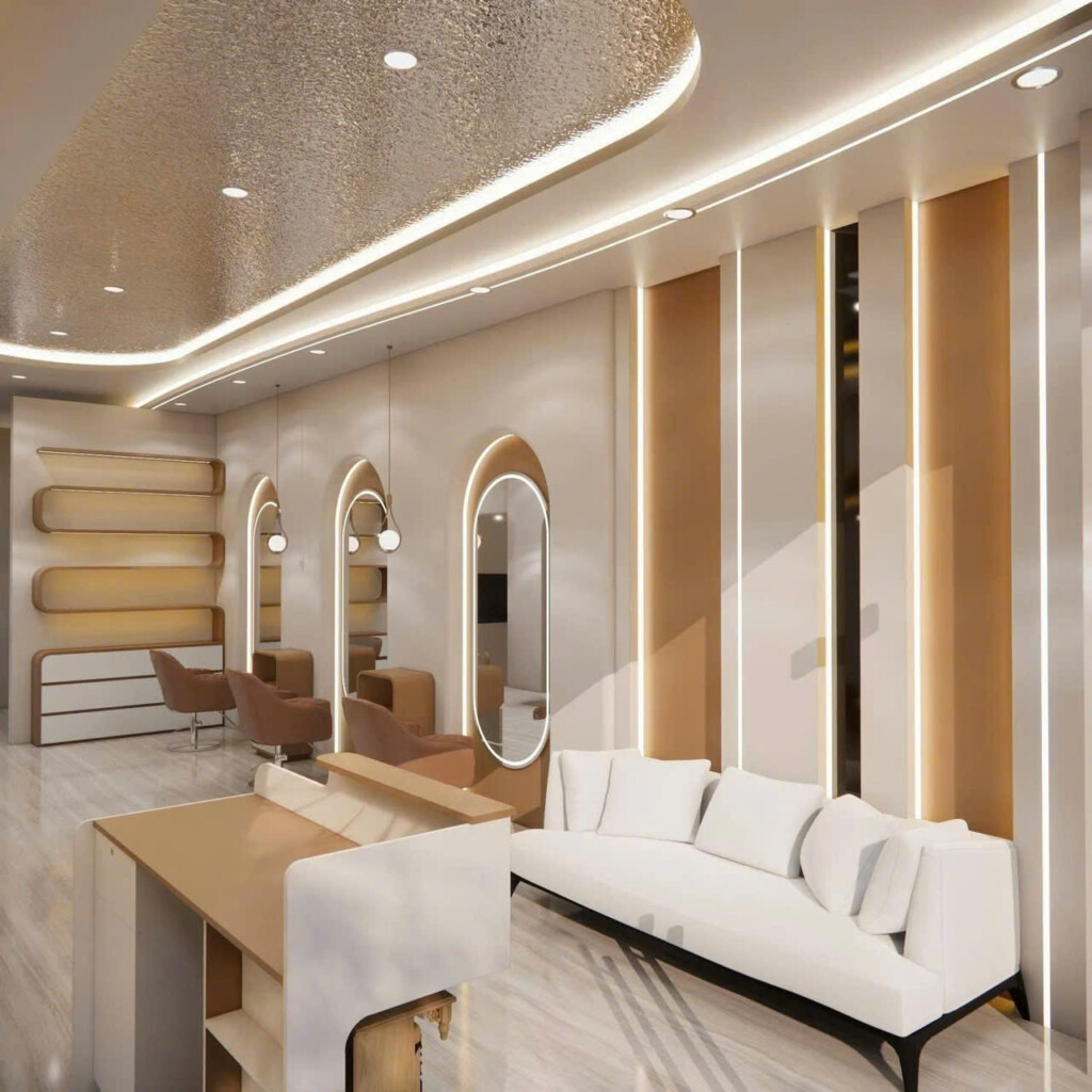 Thiết kế thi công Hair Salon chuyên nghiệp Quảng Bình – 5 yếu tố quan trọng giúp salon nổi bật và thu hút khách hàng bền vững 4 thi công Hair Salon chuyên nghiệp Quảng Bình