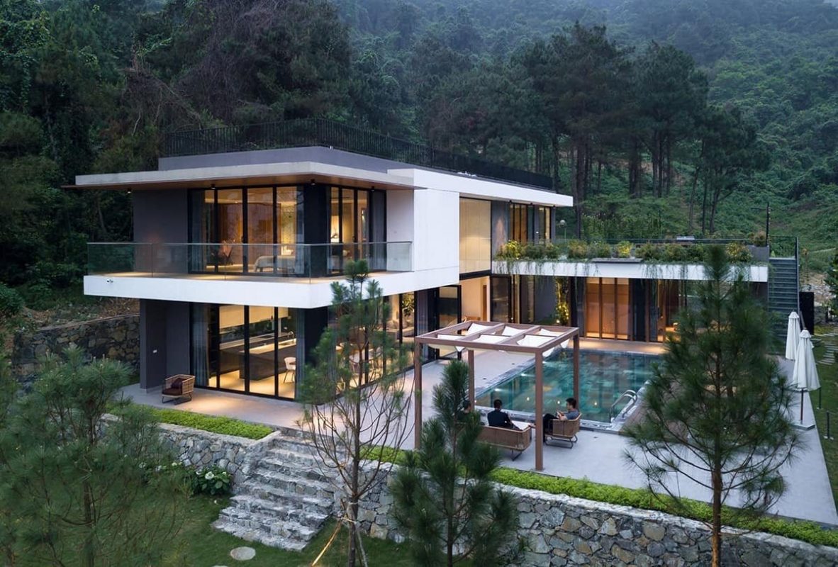 thi công hoàn thiện villa tại huế