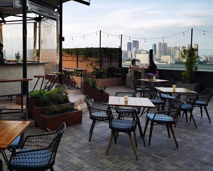 Thi công quán cafe sân thượng ở Đà Nẵng