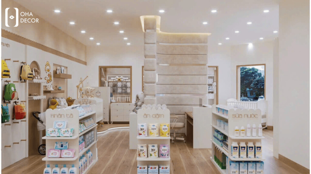thi công shop quần áo mẹ và bé Đà Nẵng