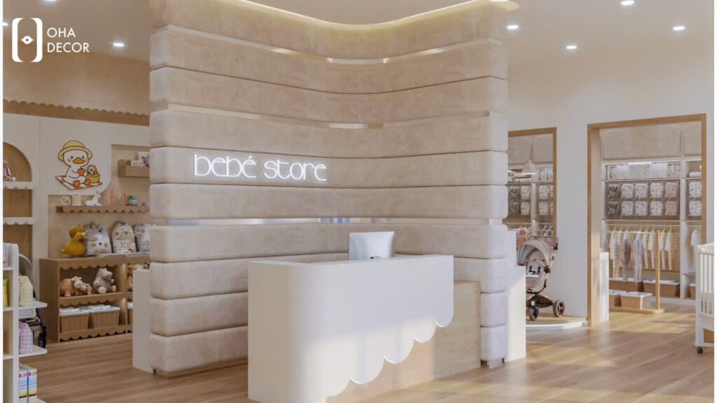 thi công shop quần áo mẹ và bé Đà Nẵng