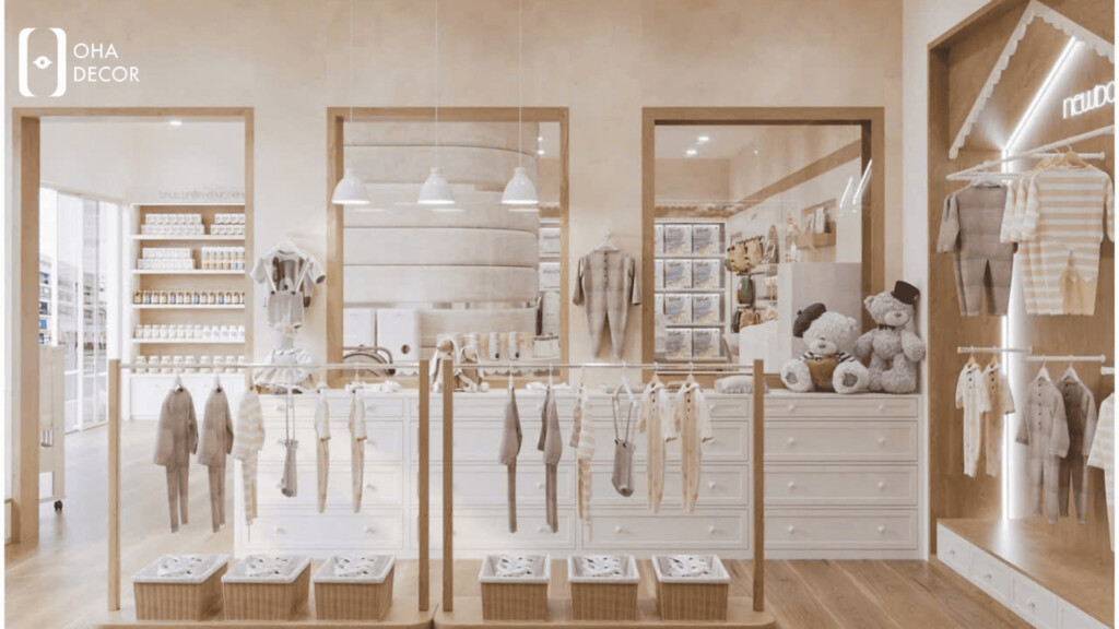 thi công shop quần áo mẹ và bé Đà Nẵng
