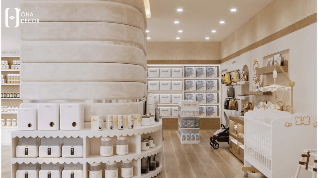 thi công shop quần áo mẹ và bé Đà Nẵng