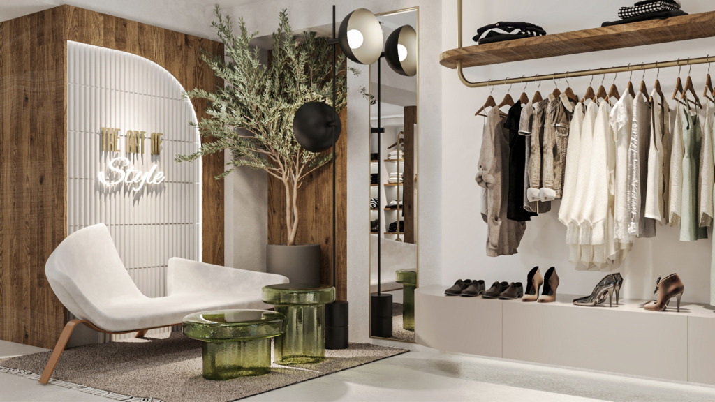 thi công thiết kế shop quần áo HCM