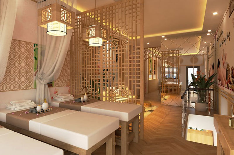 Thi công thiết kế spa đông y Hà Nội | Nâng Cao Trải Nghiệm Khách Hàng 6 Đơn vị Oha Decor thi công spa dong y Ha Noi