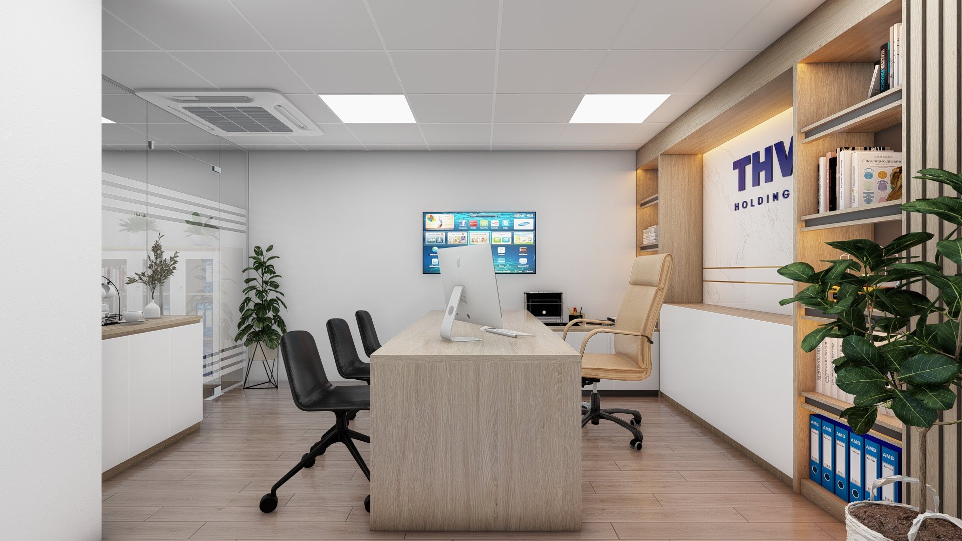 Thiết kế nội thất phòng họp Huế