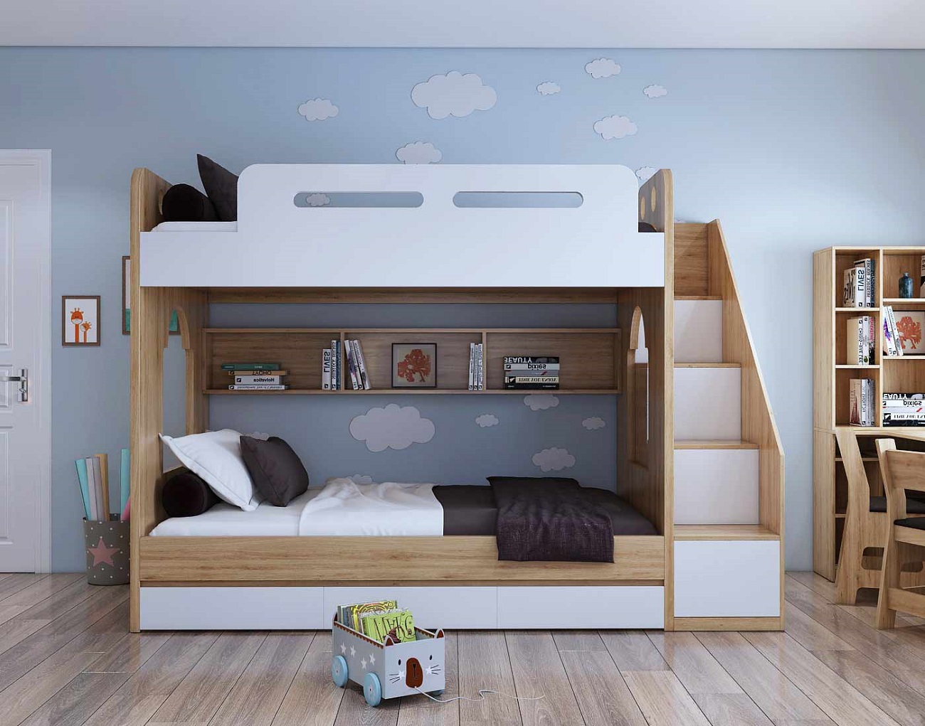 Thiết Kế Thi Công Giường Tầng Quảng Bình Đẹp, Chắc Chắn 2026 – Giải Pháp Tối Ưu Không Gian 1 Thiết kế thi công giường tầng Quảng Bình