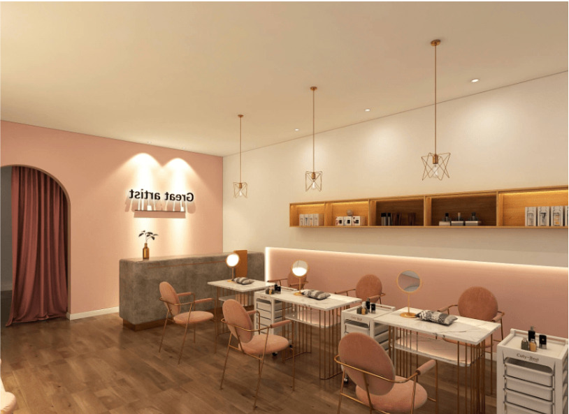 Thiết kế thi công Nails chuyên nghiệp Đà Nẵng – Giải pháp nâng tầm tiệm nails 3 thiết kế thi công Nails chuyên nghiệp Đà Nẵng