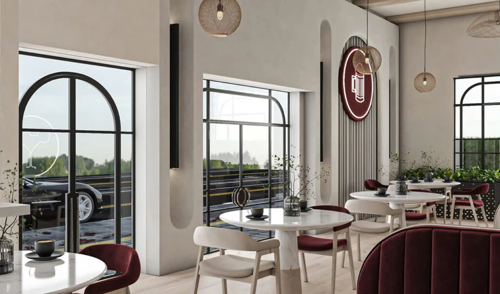 Thiết kế thi công quán Coffee hiện đại Huế