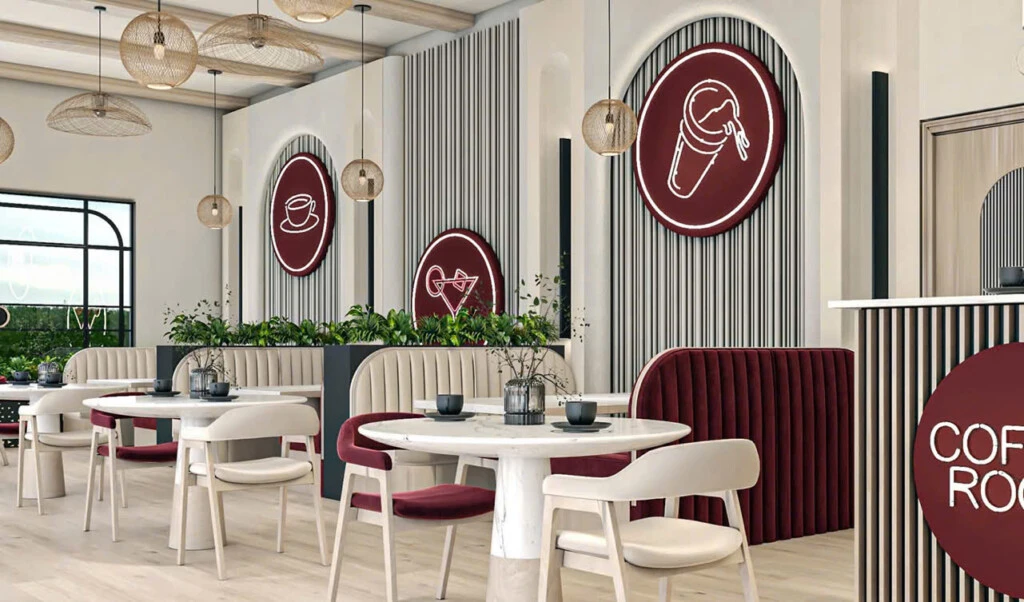 Thiết kế thi công quán Coffee hiện đại Huế
