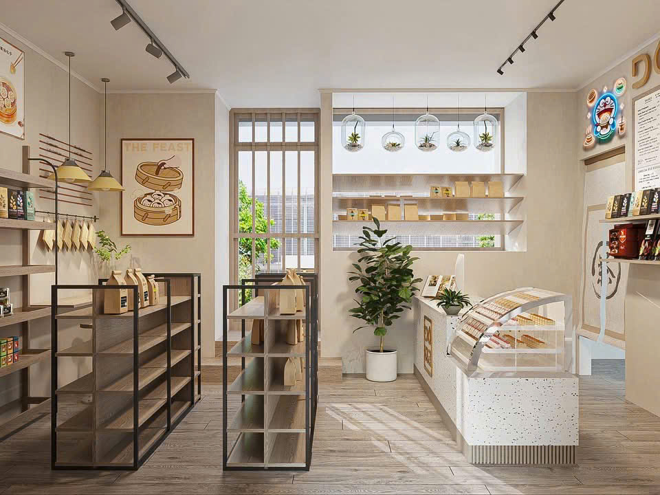Thiết kế thi công tiệm bánh Hà Nội