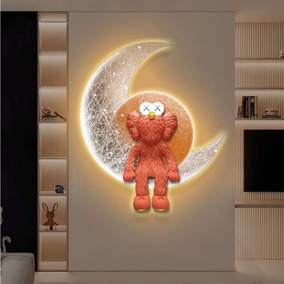 Tranh Đèn LED Bearbrick Tại Sơn La Đẹp, Độc Đáo Và Hiện Đại 1 Tranh đèn Led BearBrick