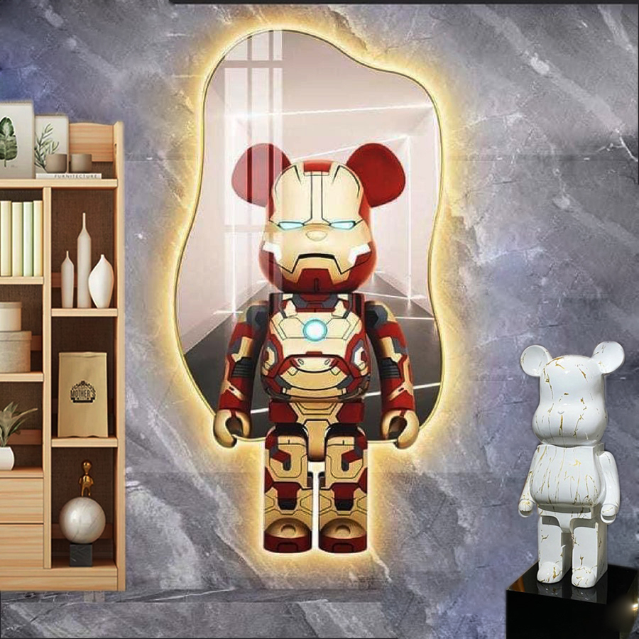 Tranh Đèn LED Bearbrick Tại Sơn La Đẹp, Độc Đáo Và Hiện Đại 3 Tranh đèn Led BearBrick