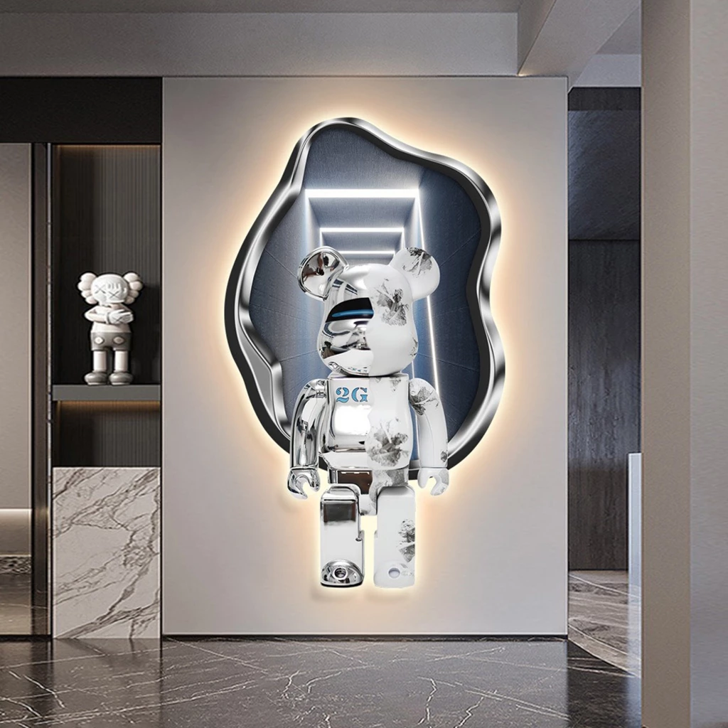 Tranh Đèn LED Bearbrick Tại Sơn La Đẹp, Độc Đáo Và Hiện Đại 5 Tranh đèn Led BearBrick Sơn La