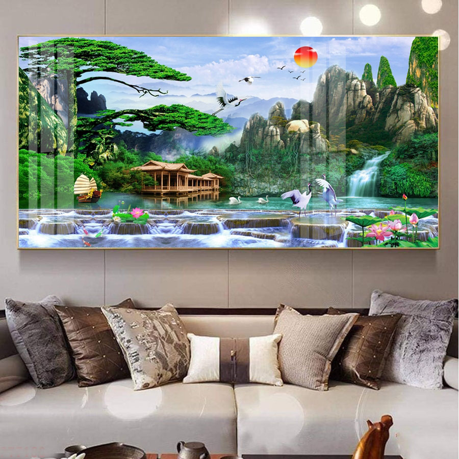 7 lý do chọn tranh đính đá pha lê tráng gương Tuyên Quang cho không gian sống 5 Tranh đính đá pha lê tráng gương Tuyên Quang