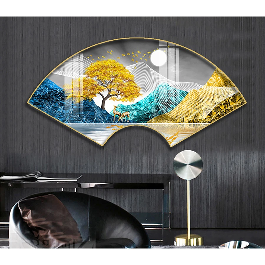 Tranh Quạt Nghệ An Cho Spa Tại Oha Decor – Điểm Nhấn Trang Trí Không Gian Thư Giãn 7 Tranh quạt trang trí Spa