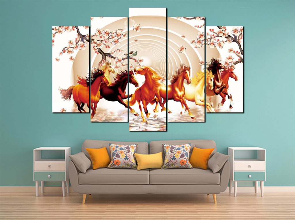 Top Mẫu Tranh Tráng Gương Mã Đáo Thành Công Nghệ An Đẹp, Sang Trọng 5 Tranh tráng gương mã đáo thành công theo bộ