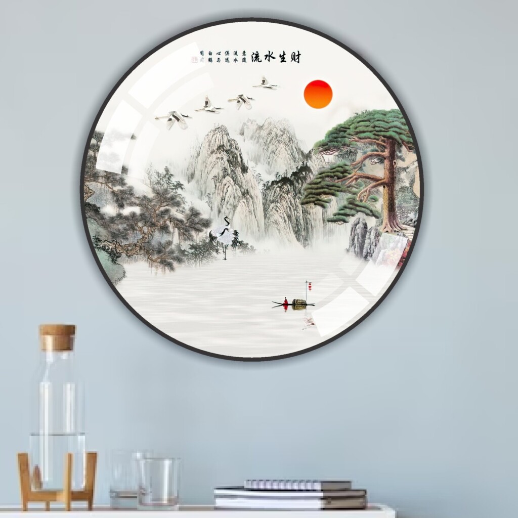 Tranh Tròn Ở Nam Định Giá Tận Xưởng – Các Mẫu Đẹp 2026 | OhaDecor 1 tranh tròn