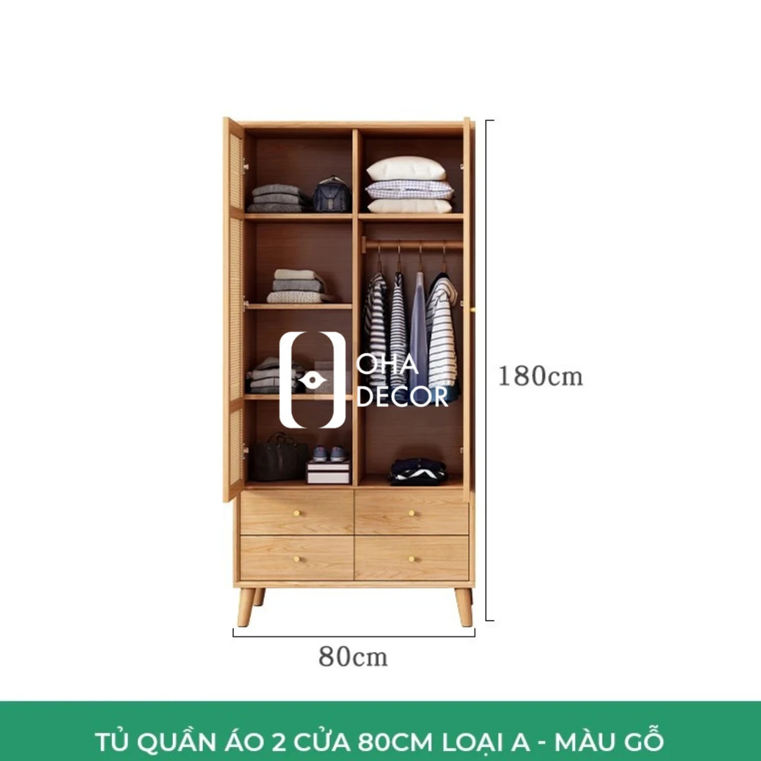 Top 12 Thiết Kế Tủ Gỗ Cánh Mây Được Yêu Thích Tại Đà Nẵng 5 Tủ gỗ cánh mây Đà Nẵng