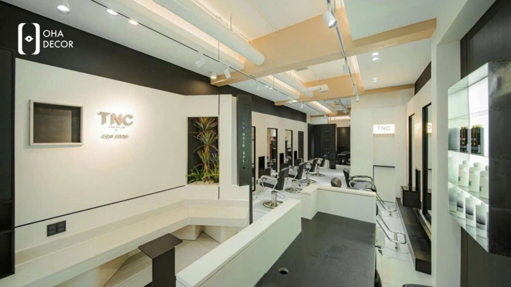 Thi công thiết kế TNC Hair Salon Đà Nẵng