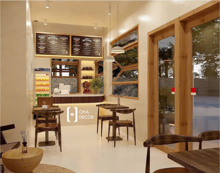 Thiết kế thi công quán cafe Đà Nẵng – Không gian đẹp thu hút khách hàng 2026 6 thiết kế thi công quán cafe hiện đại Đà Nẵng