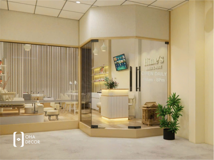 thiết kế thi công tiệm nail hiện đại Đà Nẵng chuyên nghiệp
