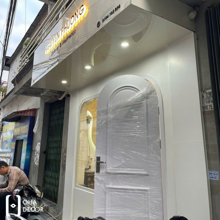 dự án thi công thiết kế nguyen phuong beauty hcm