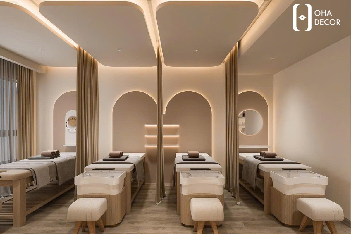 Dự Án Thiết Kế Thi Công HENRY SPA Đà Nẵng - Không Gian Spa Tinh Tế Nhẹ Nhàng 4 dự án thiết kế thi công henry spa đà nẵng