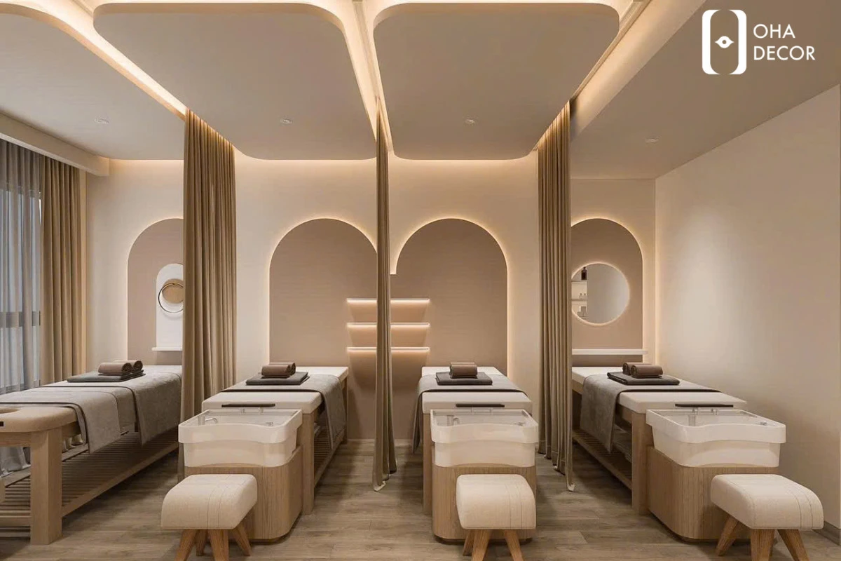 Dự Án Thiết Kế Thi Công HENRY SPA Đà Nẵng - Không Gian Spa Tinh Tế Nhẹ Nhàng 4 dự án thiết kế thi công henry spa đà nẵng