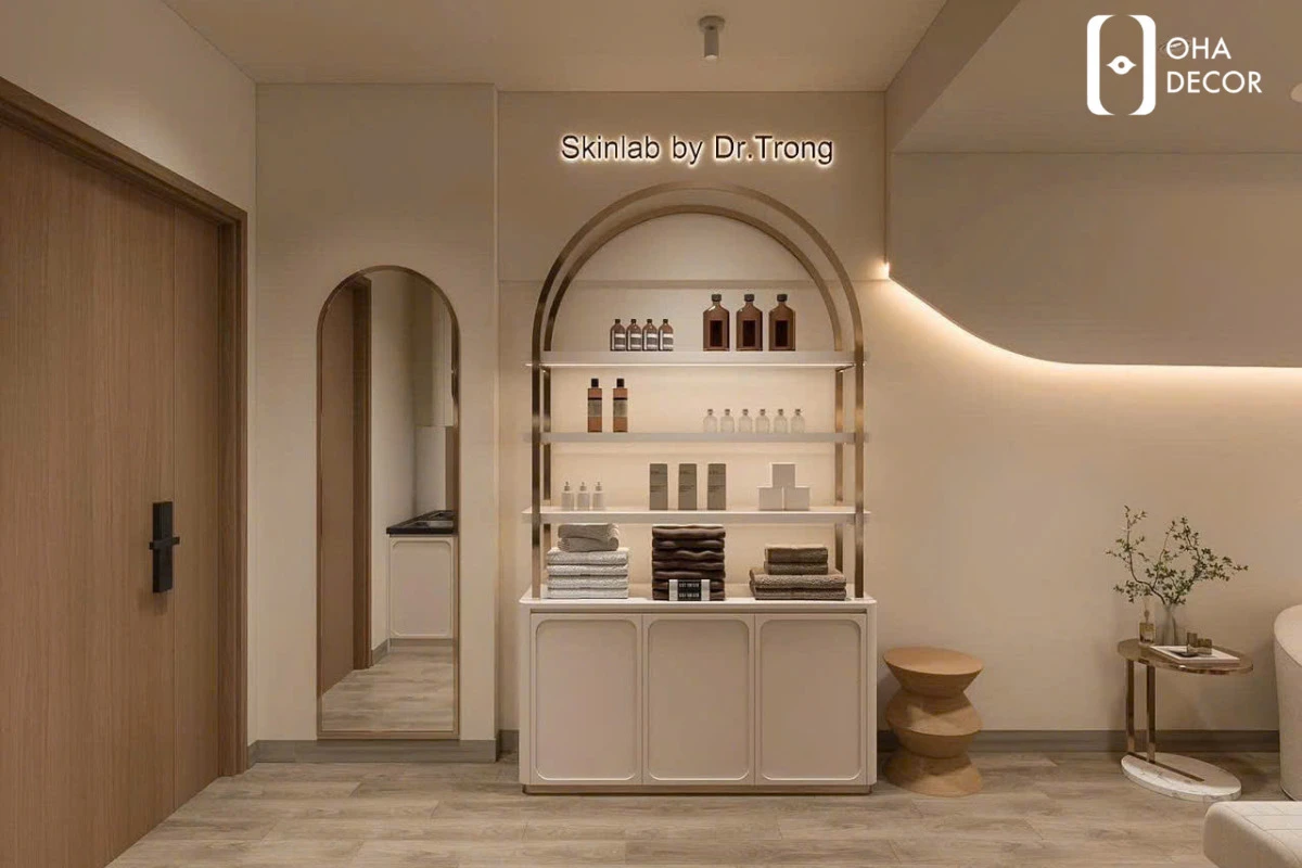 Dự Án Thiết Kế Thi Công HENRY SPA Đà Nẵng - Không Gian Spa Tinh Tế Nhẹ Nhàng 6 dự án thiết kế thi công henry spa đà nẵng