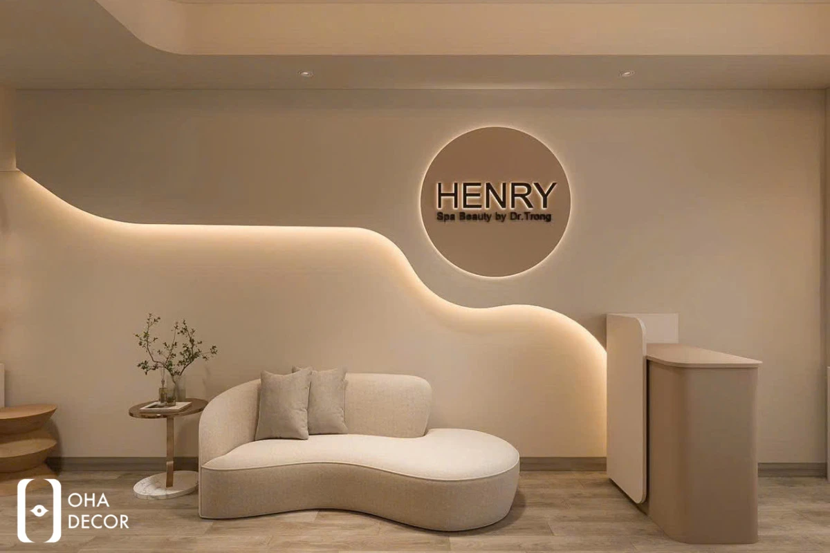 dự án thiết kế thi công henry spa đà nẵng