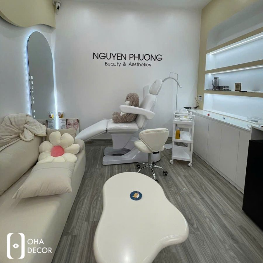 Dự án thiết kế thi công spa Nguyen Phuong Beauty Quảng Bình - Không gian thư giãn tinh tế 5 dự án thiết kế thi công spa nguyễn phương beauty quảng bình