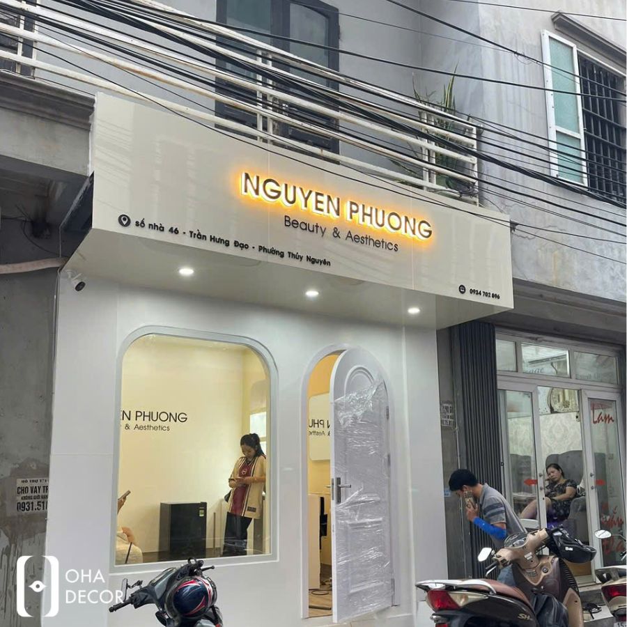 Dự án thiết kế thi công spa Nguyen Phuong Beauty Quảng Bình - Không gian thư giãn tinh tế 3 dự án thiết kế thi công spa nguyễn phương beauty quảng bình
