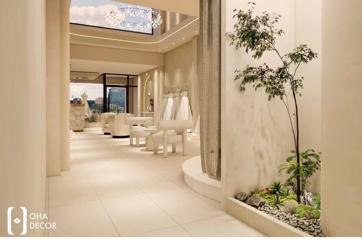 Dự án Thiết Kế Thi Công Studio Tiệm Váy Cưới Huế Sang Trọng Hiện Đại 3 dự án thiết kế thi công studio tiệm váy cưới huế