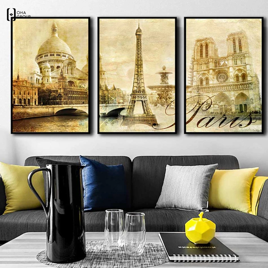 7 mẫu tranh vintage decor homestay Tây Ninh đẹp và thu hút 4 tranh vintage decor homestay Tây Ninh