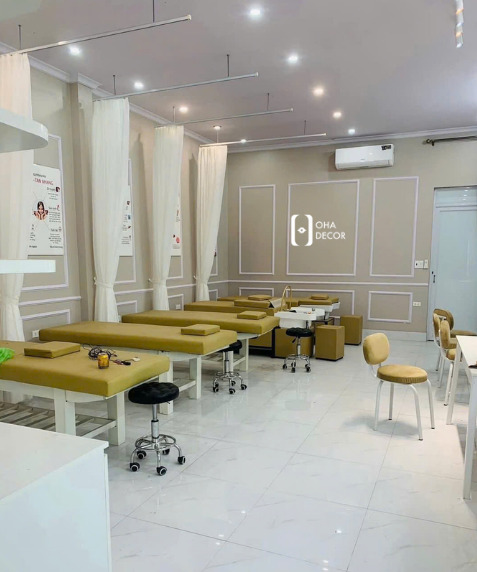 Dự án thi công thiết kế Tuyết Chinh Spa Quảng Bình – Không gian spa hiện đại và thư giãn 4 thi công thiết kế Tuyết Chinh Spa Quảng Bình