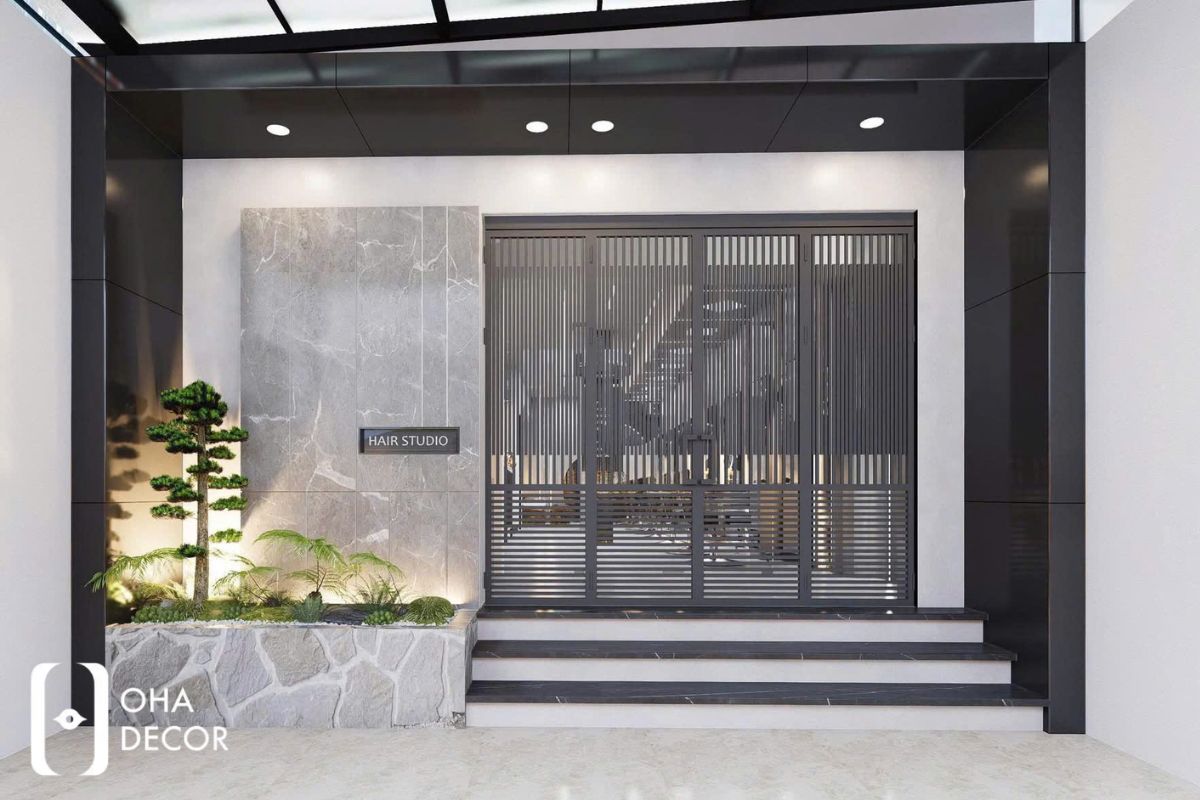 Thiết kế và thi công Hair Studio Đà Nẵng - Không gian làm đẹp hiện đại dễ vận hành 1 thiết kế và thi công hair studio đà nẵng