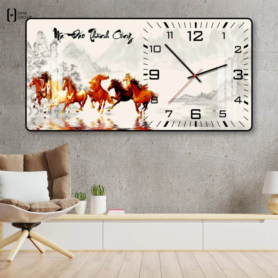 Tranh đồng hồ phong thủy treo văn phòng Tây Ninh: 4 tiêu chí chọn hợp tài lộc 3 tranh đồng hồ phong thủy treo văn phòng Tây Ninh