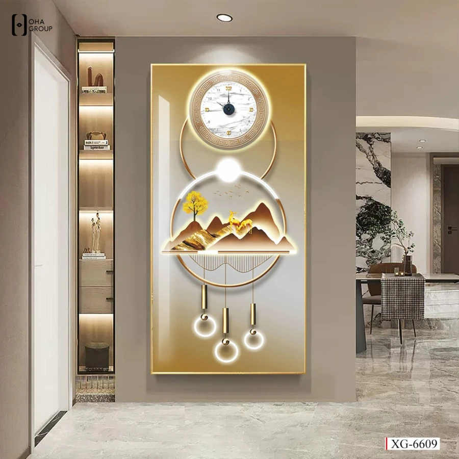 Tranh đồng hồ phong thủy treo văn phòng Tây Ninh: 4 tiêu chí chọn hợp tài lộc 6 tranh đồng hồ phong thủy treo văn phòng Tây Ninh