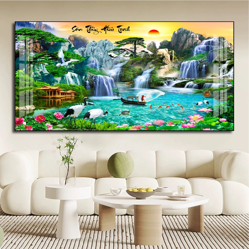 tranh phong thủy phòng khách Tây Ninh