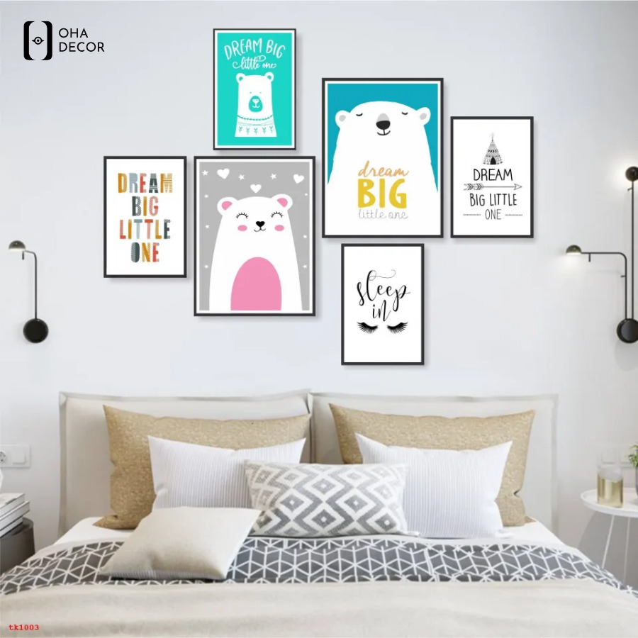 Kinh nghiệm chọn bộ 6 tranh canvas decor phòng ngủ An Giang đẹp và hài hòa 2 Chọn bộ 6 tranh canvas decor phòng ngủ An Giang phù hợp
