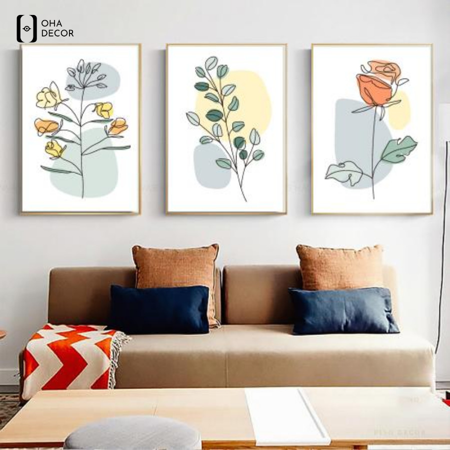 Bí quyết lựa chọn tranh phòng khách tối giản Vĩnh Long đẹp và hài hòa 4 Tranh phòng khách tối giản Vĩnh Long trong không gian sống hiện đại