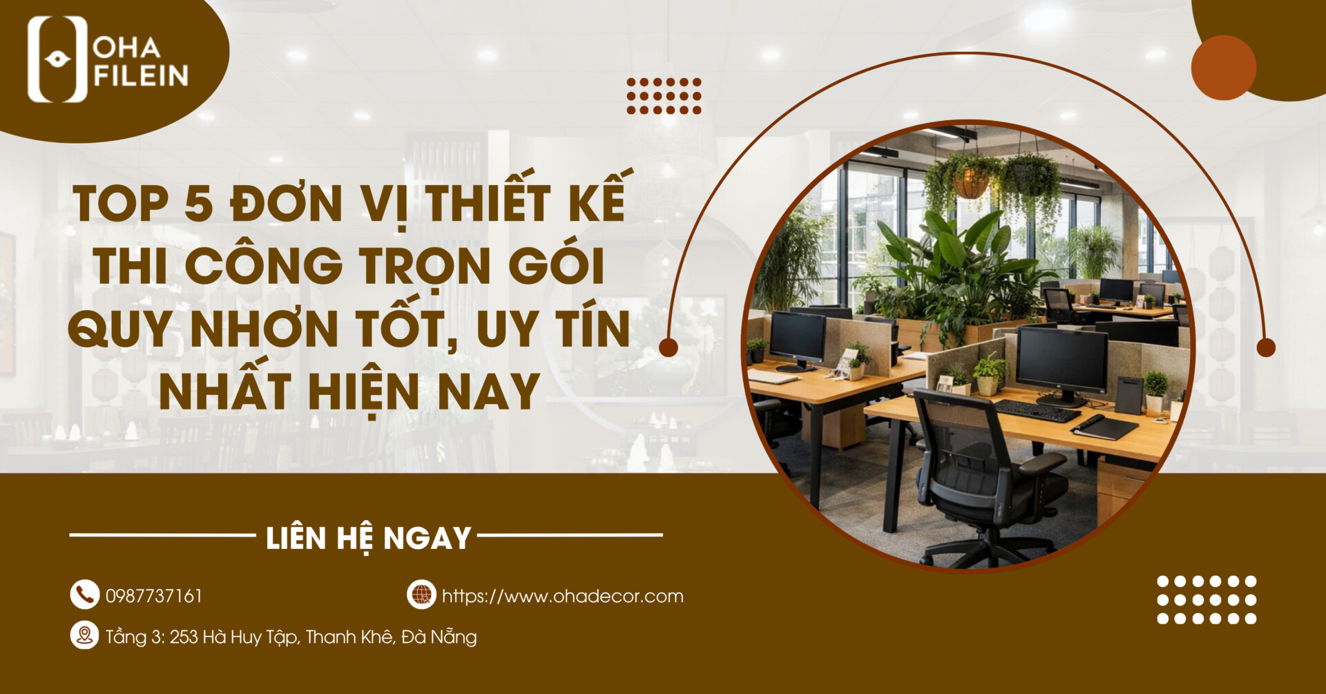 đơn vị thiết kế thi công trọn gói Quy Nhơn tốt