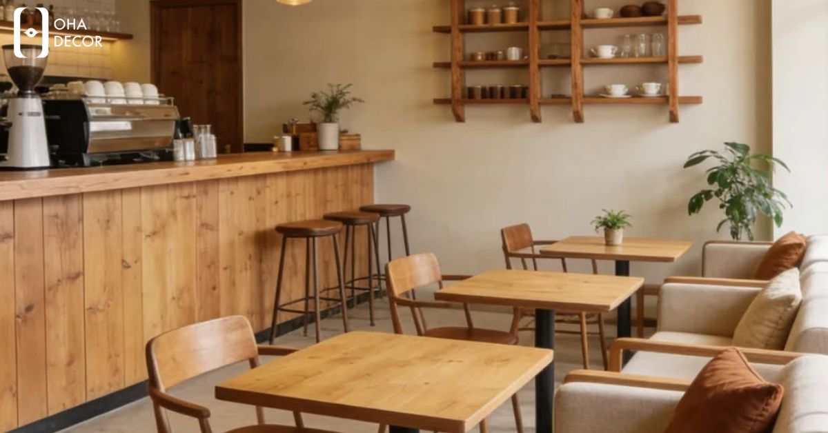 dự án thiết kế thi công coffee giá rẻ kon tum