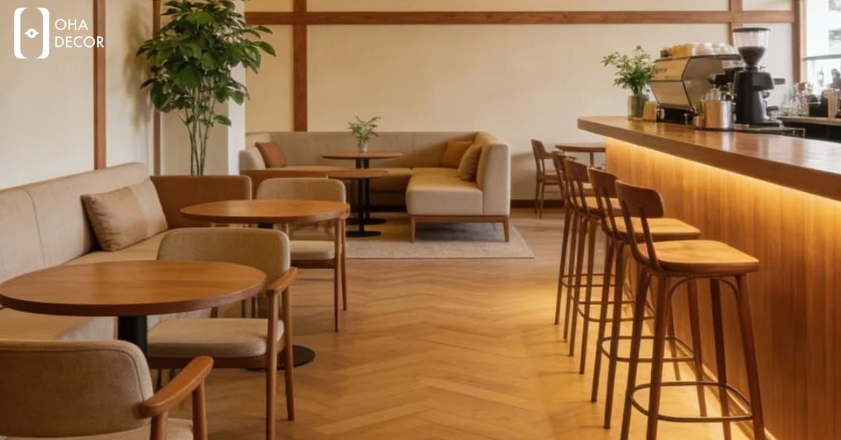 dự án thiết kế thi công coffee giá rẻ kon tum