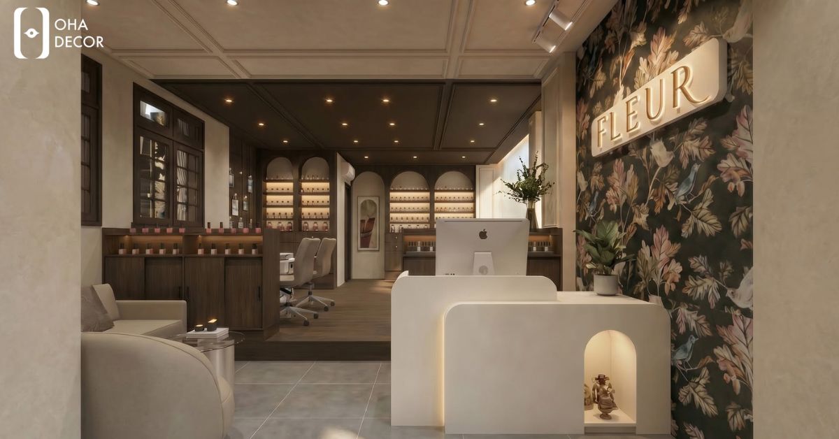 Dự Án Thiết Kế Thi Công Fleur Spa Sài Gòn | Không Gian Làm Đẹp Hiện Đại Chuẩn Thư Giãn 1 dự án thiết kế thi công fluer spa sài gòn