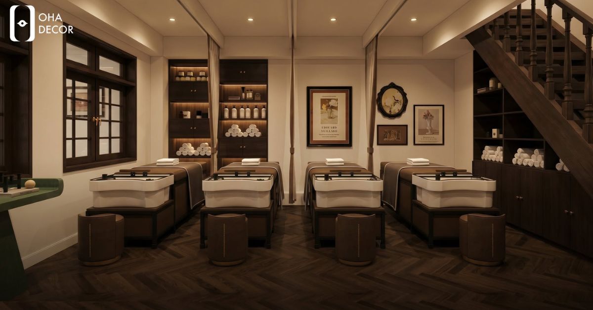 Dự Án Thiết Kế Thi Công Fleur Spa Sài Gòn | Không Gian Làm Đẹp Hiện Đại Chuẩn Thư Giãn 2 dự án thiết kế thi công fluer spa sài gòn